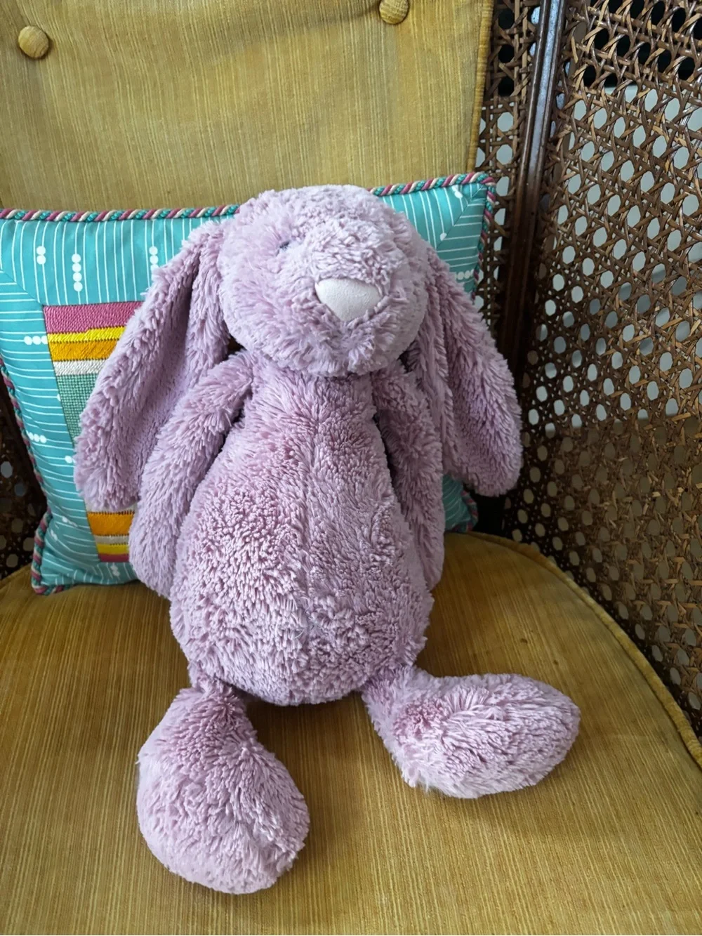 Jellycat Lilac Bunny Stuffed Animal - Soft Long-Eared Plush
